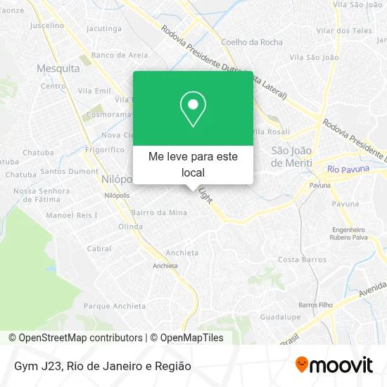 Gym J23 mapa