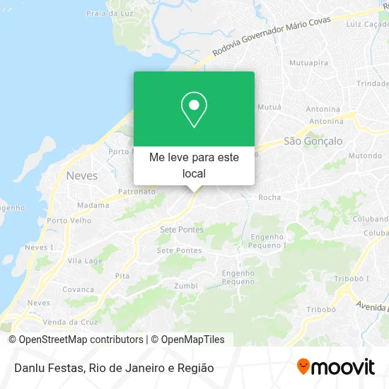 Danlu Festas mapa