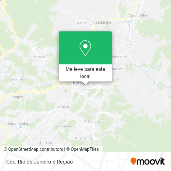 Cdc mapa