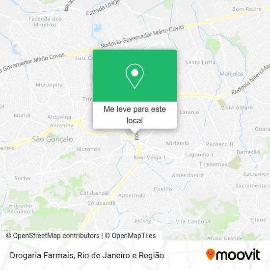 Drogaria Farmais mapa