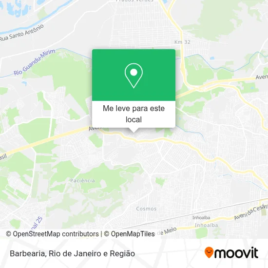 Barbearia mapa