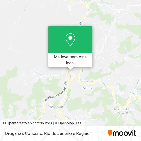 Drogarias Conceito mapa