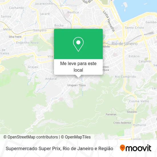 Supermercado Super Prix mapa