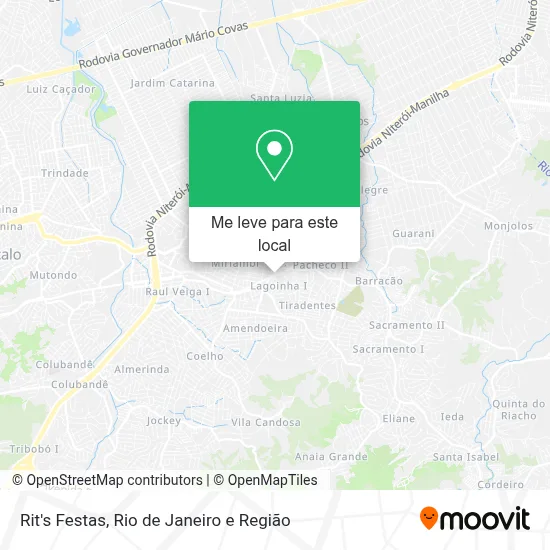 Rit's Festas mapa