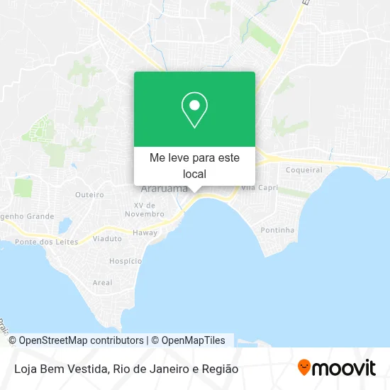 Loja Bem Vestida mapa