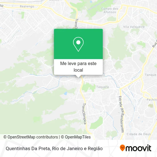 Quentinhas Da Preta mapa