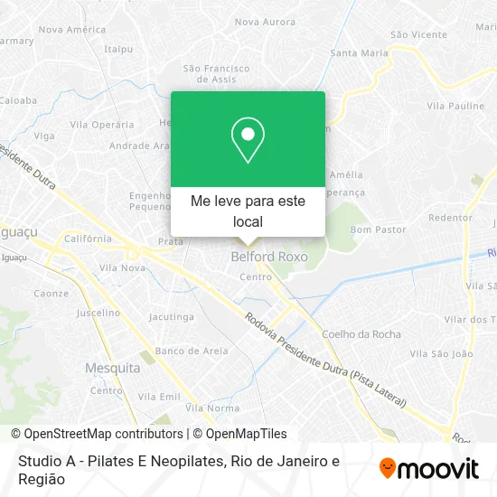 Studio A - Pilates E Neopilates mapa