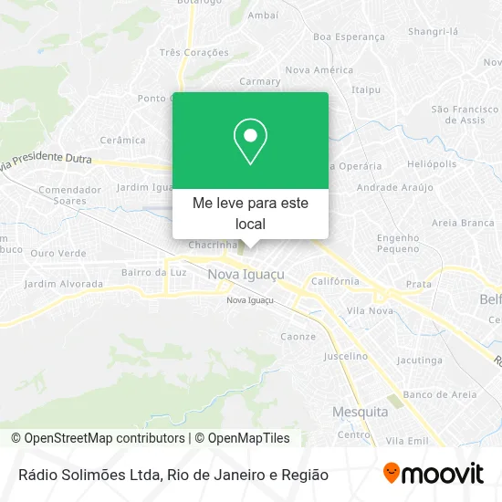 Rádio Solimões Ltda mapa