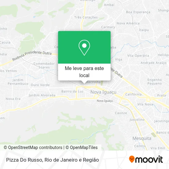 Pizza Do Russo mapa