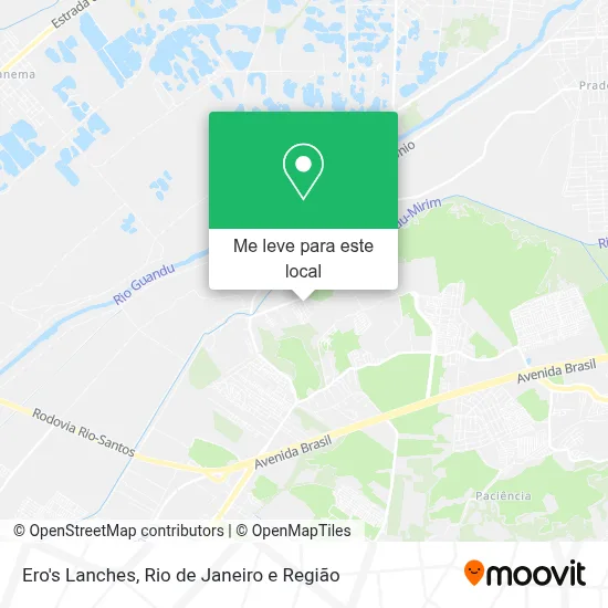 Ero's Lanches mapa