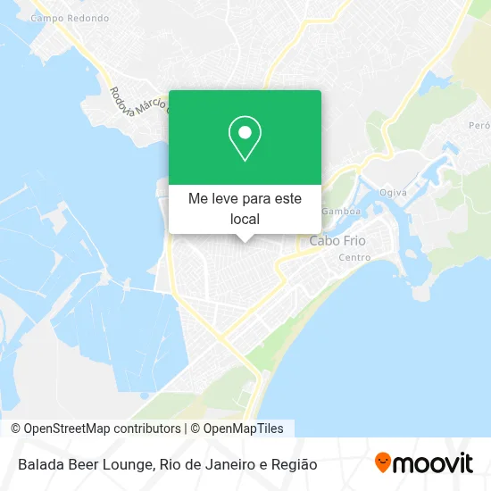 Balada Beer Lounge mapa