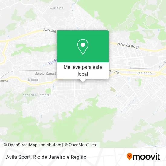 Avila  Sport mapa