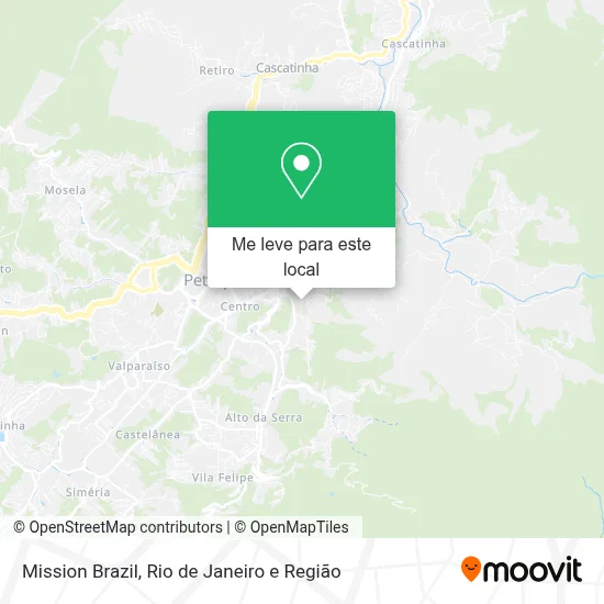 Mission Brazil mapa