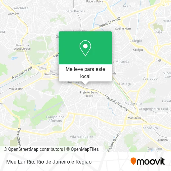 Meu Lar Rio mapa