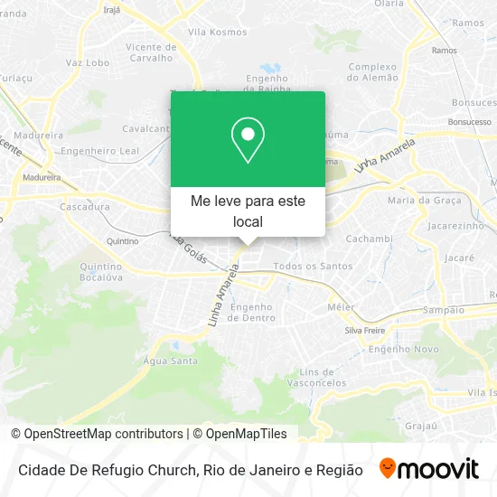 Cidade De Refugio Church mapa