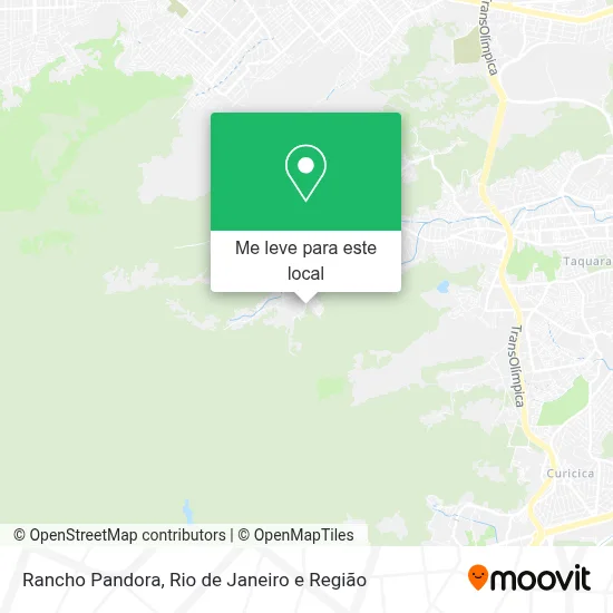 Rancho Pandora mapa