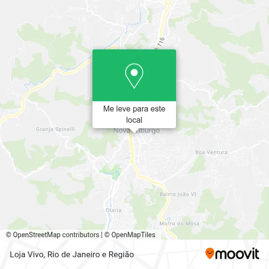 Loja Vivo mapa