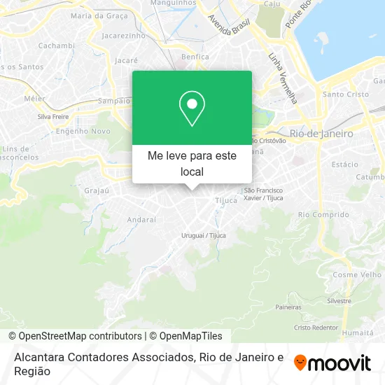 Alcantara Contadores Associados mapa