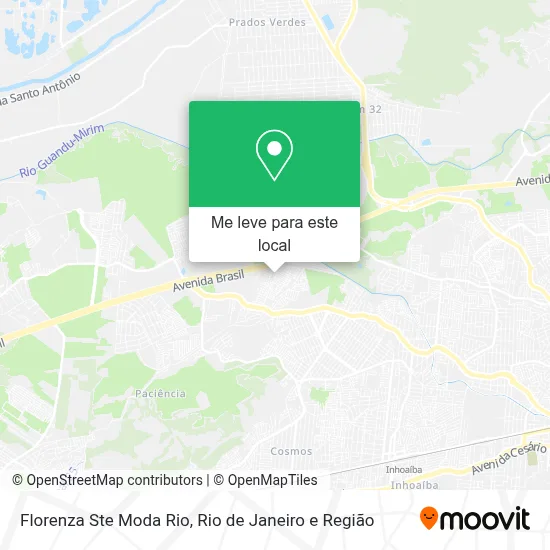 Florenza Ste Moda Rio mapa