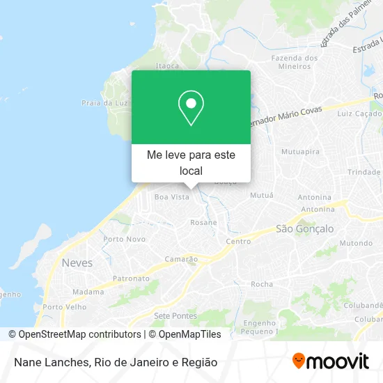 Nane Lanches mapa