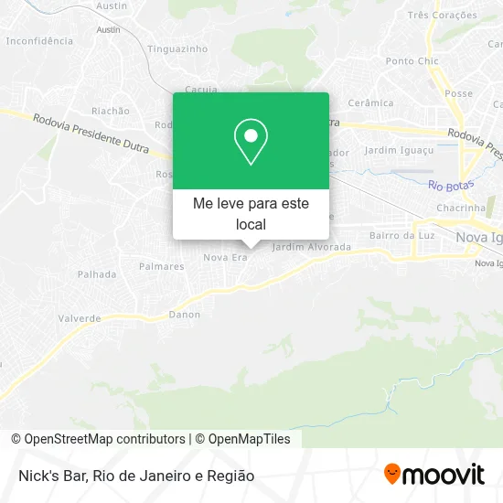 Nick's Bar mapa