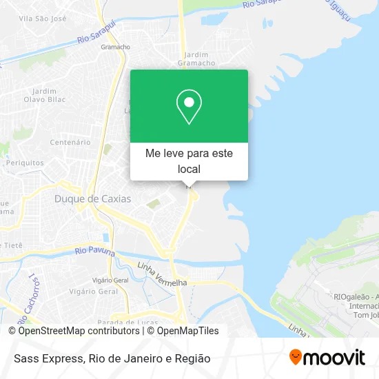 Sass Express mapa