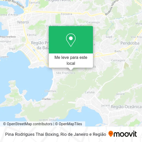 Pina Rodrigues Thai Boxing mapa