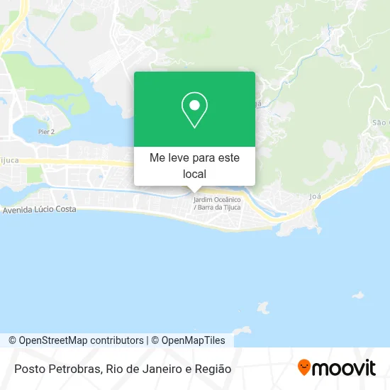 Posto Petrobras mapa