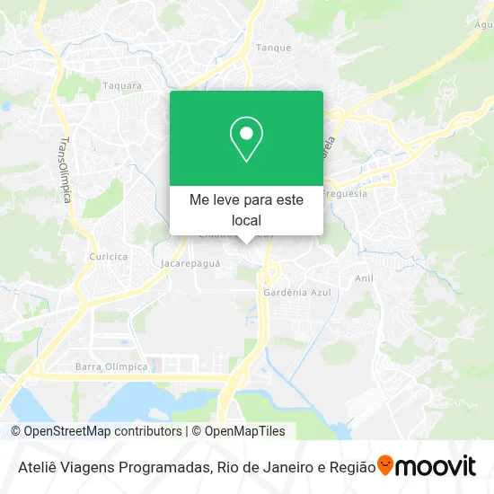 Ateliê Viagens Programadas mapa