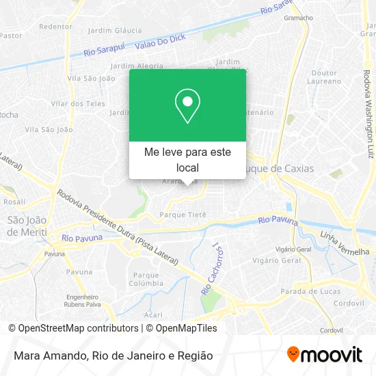 Mara Amando mapa