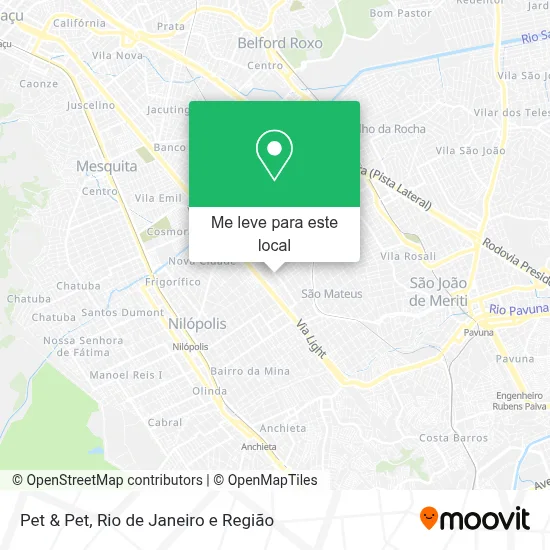 Pet & Pet mapa