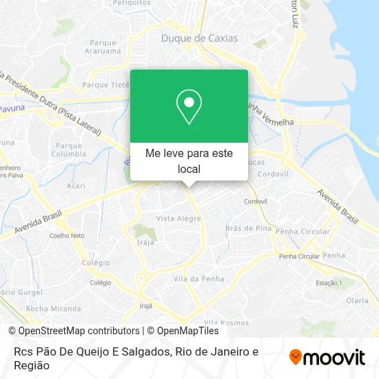 Rcs Pão De Queijo E Salgados mapa