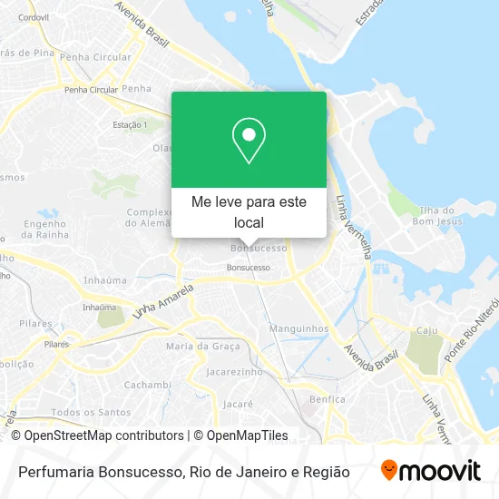 Perfumaria Bonsucesso mapa