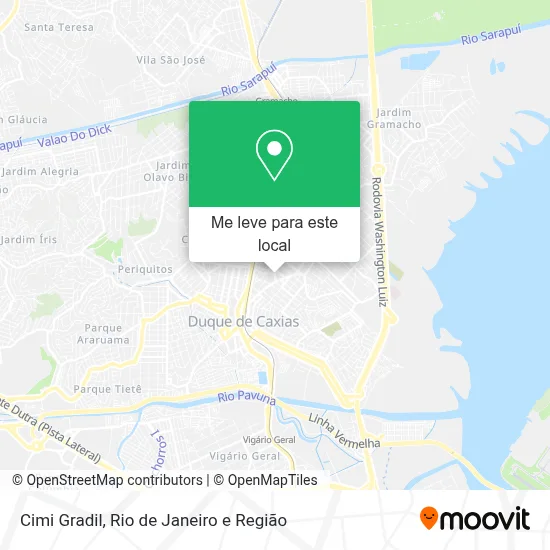 Cimi Gradil mapa