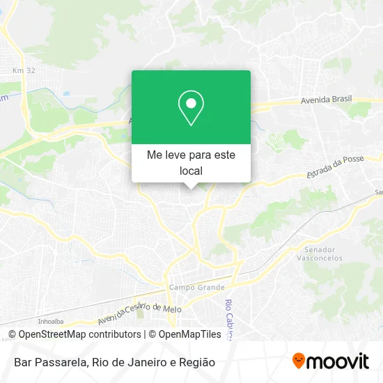 Bar Passarela mapa