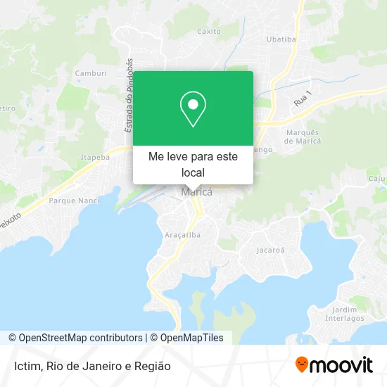 Ictim mapa