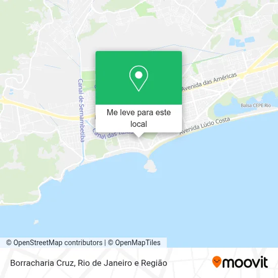 Borracharia Cruz mapa