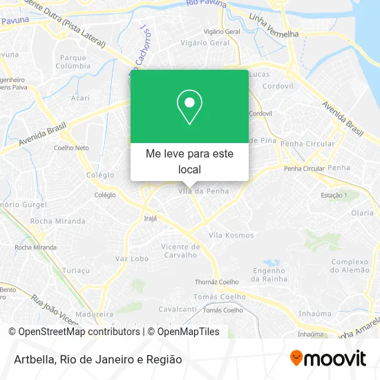 Artbella mapa
