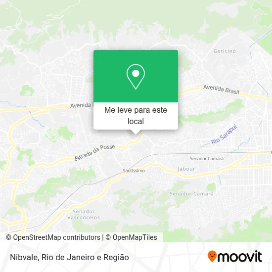 Nibvale mapa