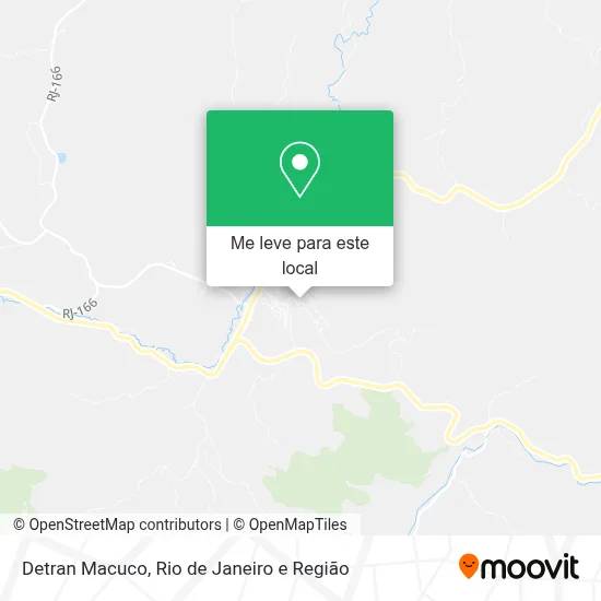 Detran Macuco mapa