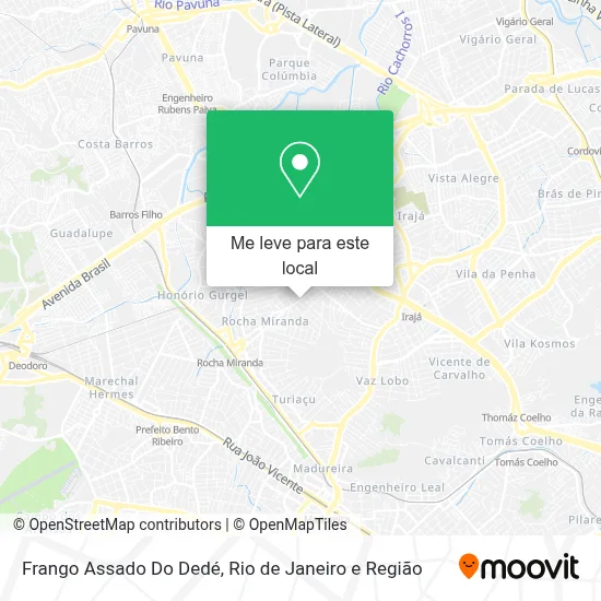Frango Assado Do Dedé mapa