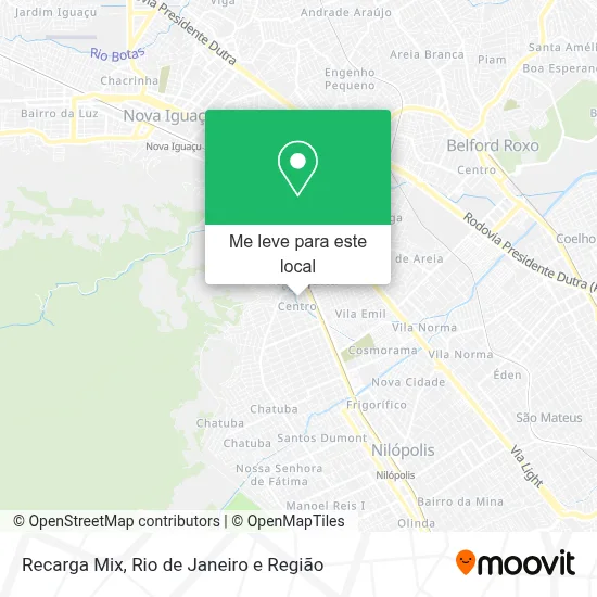 Recarga Mix mapa