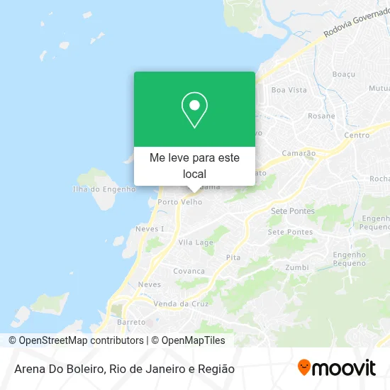 Arena Do Boleiro mapa