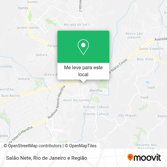Salão Nete mapa