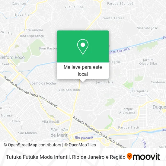 Tutuka Futuka Moda Infantil mapa