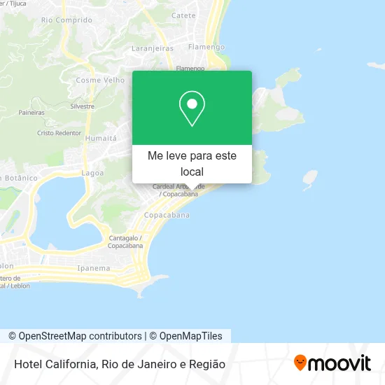Hotel California mapa