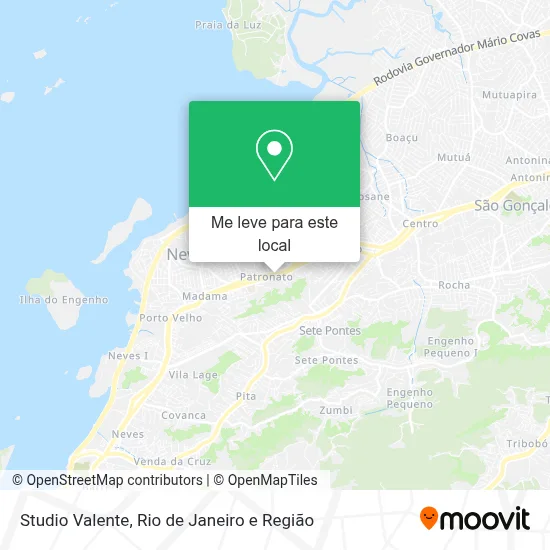 Studio Valente mapa