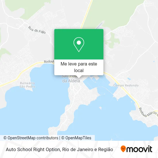 Auto School Right Option mapa