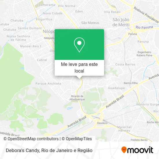 Debora's Candy mapa