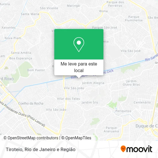 Tiroteio mapa